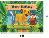 The Lion King Theme Birthday Party Backdrop