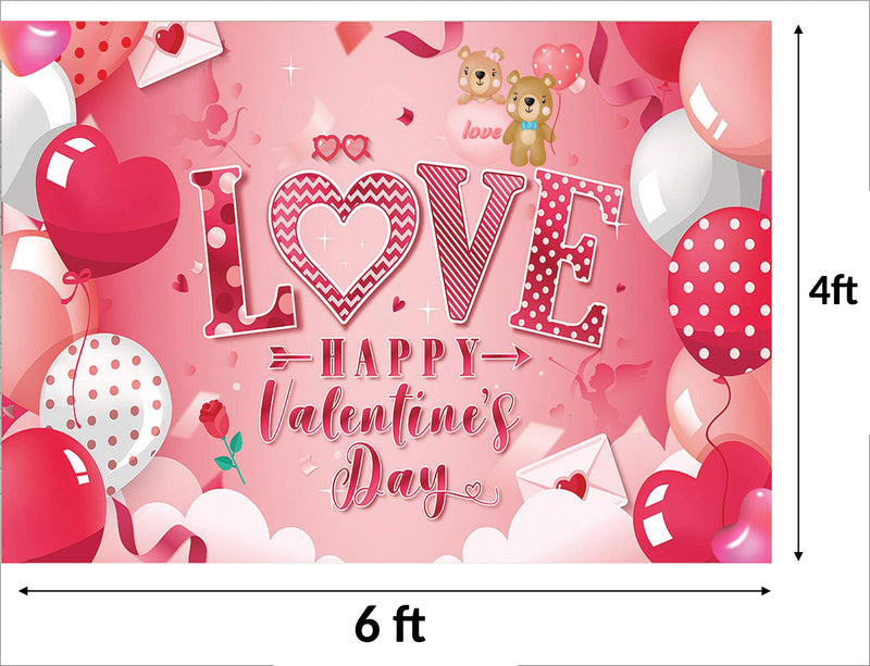 Valentine Party Backdrop for Decoration