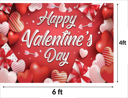 Valentine Party Backdrop for Decoration
