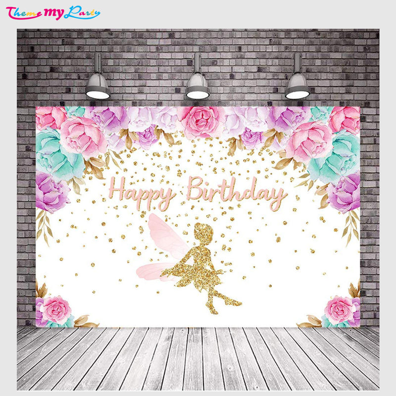 Butterflies & Fairies Theme Party Backdrop