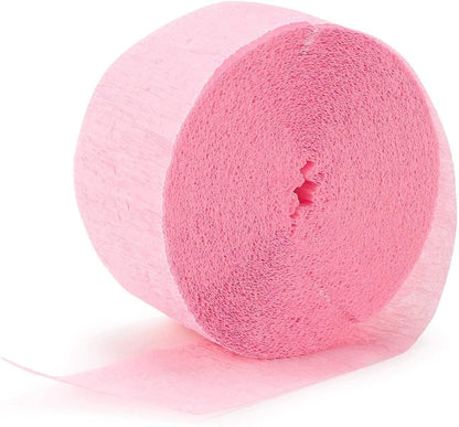 Pink And Blue Crepe Paper Crepe Paper Streamer (12 Piece) - Party Supplies For Parties, Baby Shower, Bridal Shower
