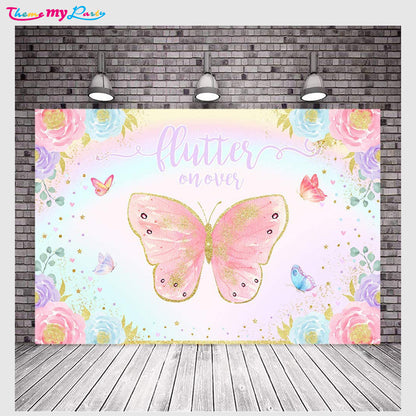 Butterflies & Fairies Theme Party Backdrop
