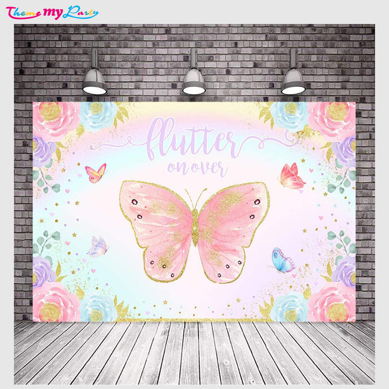 Butterflies & Fairies Theme Party Backdrop