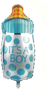 It'S A Boy And It'S A Girl Bottle Shaped Balloons. Helium Quality Foil Balloon For Baby Showers Party Supply Decorations