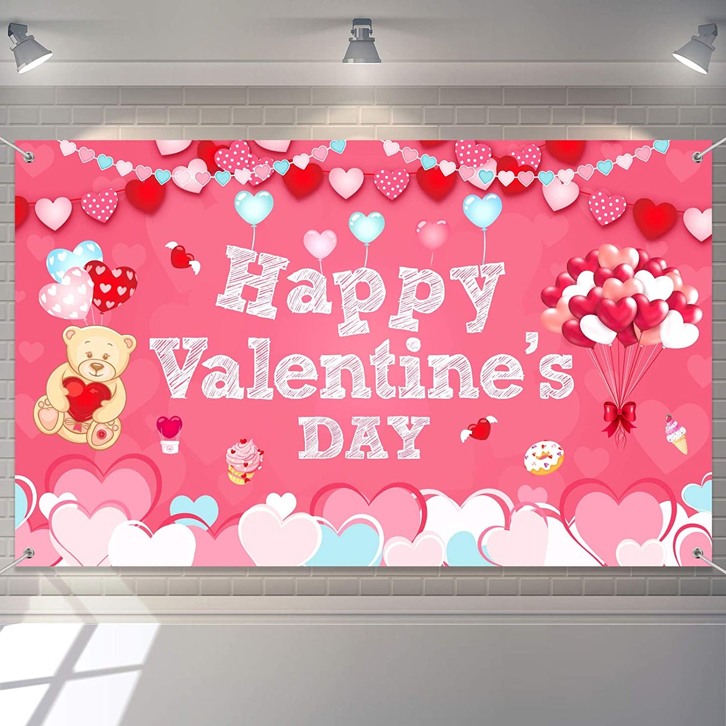 Valentine Party Backdrop for Decoration