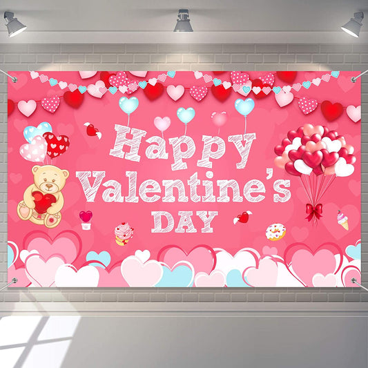 Valentine Party Backdrop for Decoration