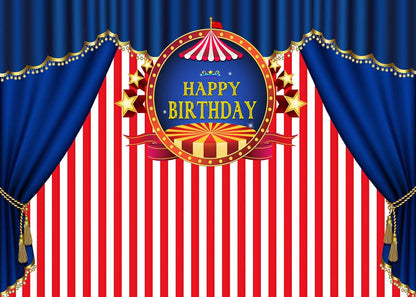 Carnival Theme Birthday Party Backdrop