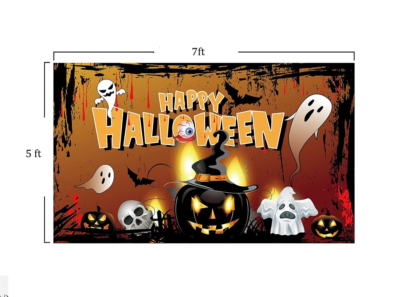 Halloween Party Decoration Backdrop