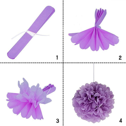 Purple And White-Girl Birthday Parties ,Baby Arrival Girl , First Birthday Girl