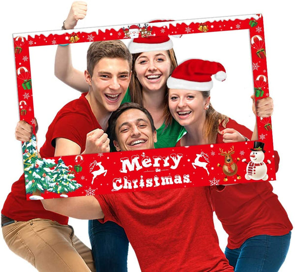 Christmas Selfie Photo Booth Picture Frame