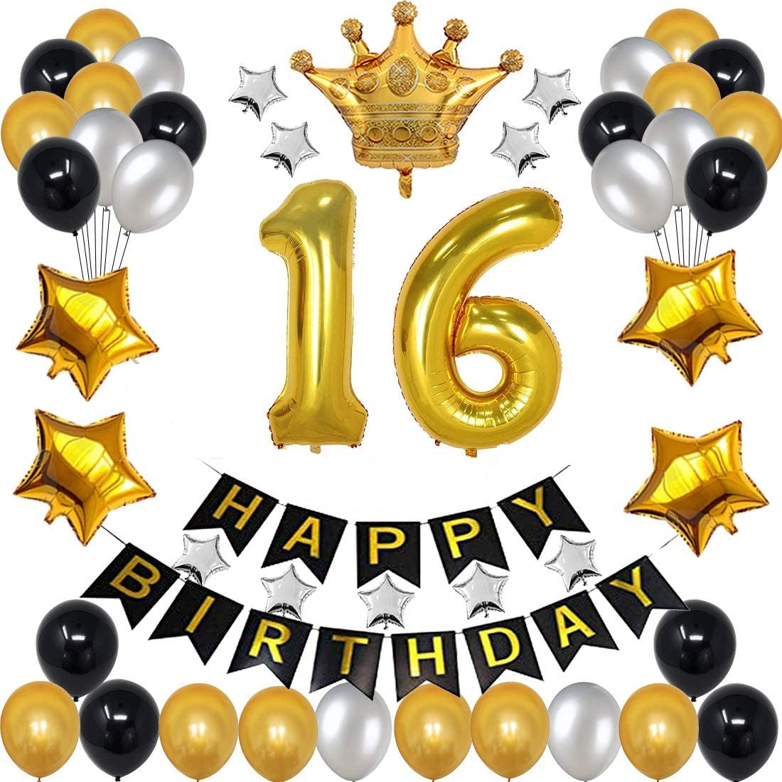 16th Birthday Party Decorations