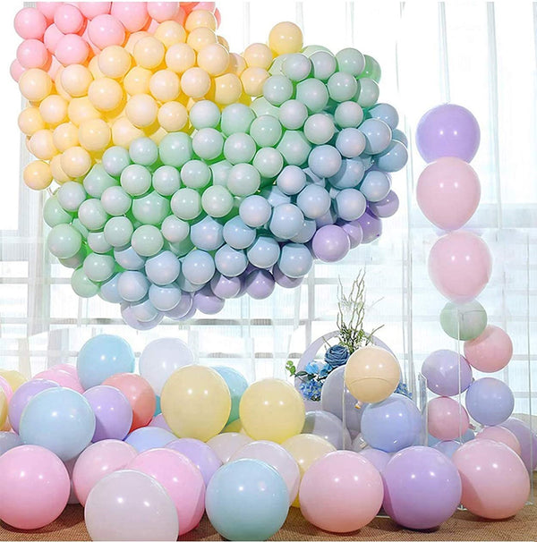 Pastel Party Balloons For Kids Birthday And Baby Shower Decoration