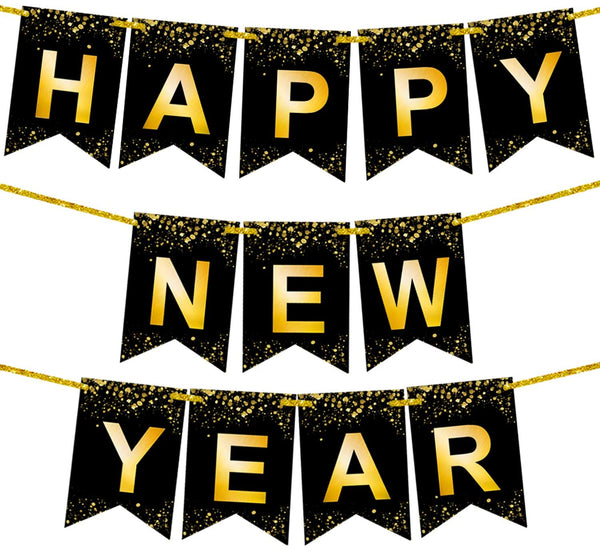New Year Party Banner for Decorations