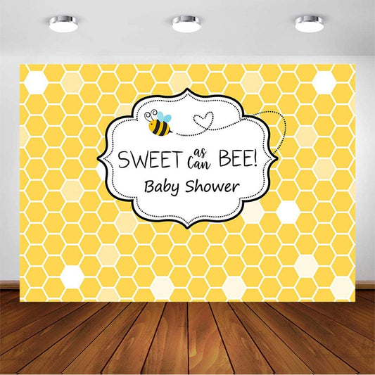 Baby Shower What It Will Bee Backdrop
