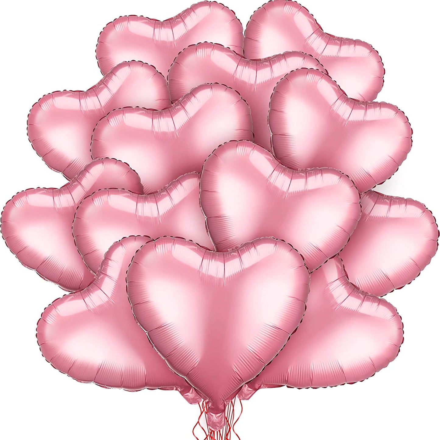 Pink Heart Shape Foil Mylar Helium Balloon Birthday Party Decoration ,Foil Balloons