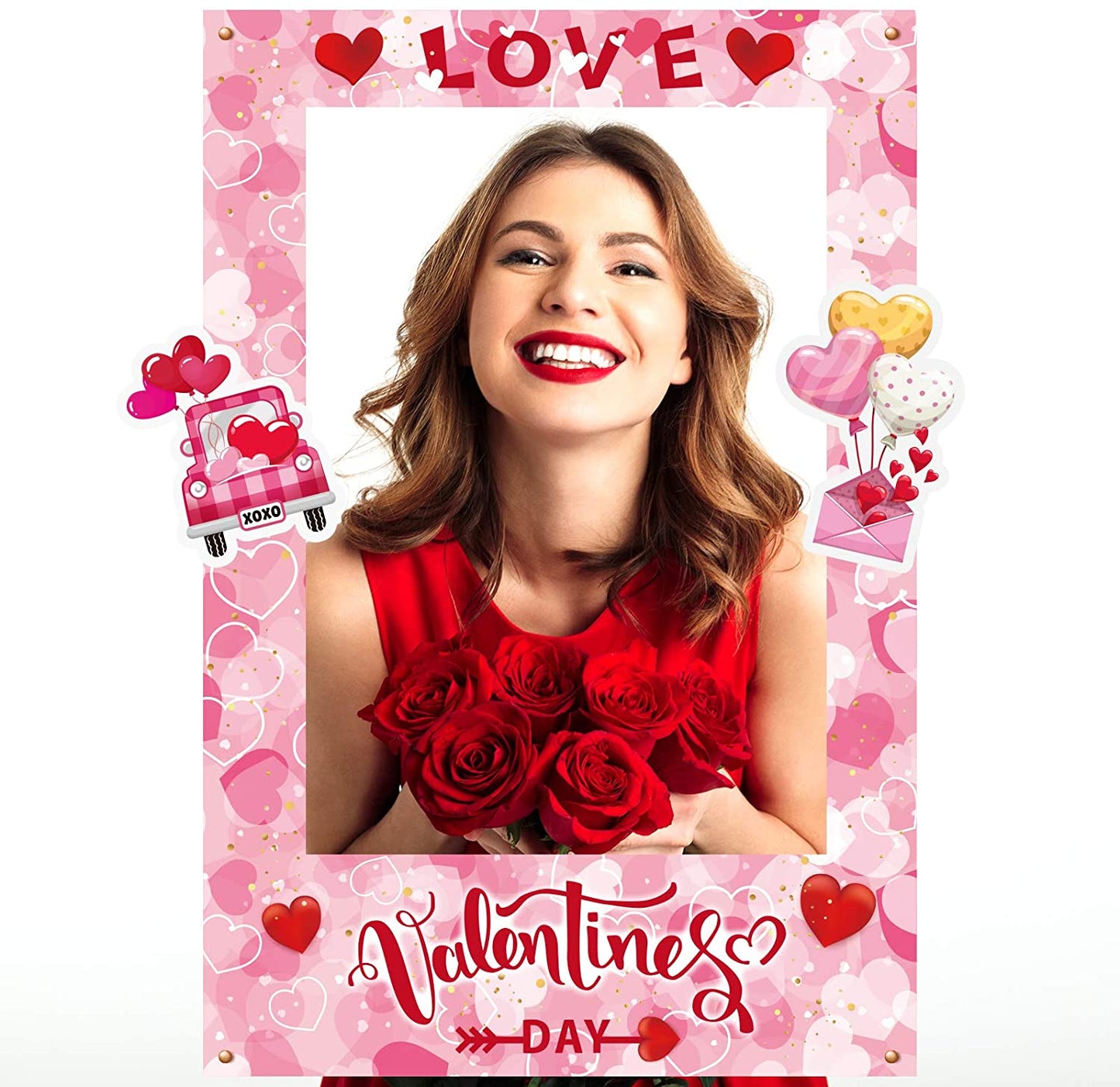 Valentine Party Selfie Photo Booth Picture Frame