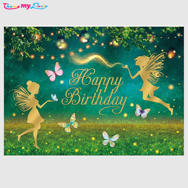 Butterfly & Fairies Theme Party Backdrop