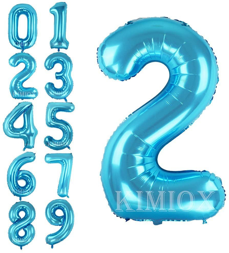 2nd Birthday Decoration set – (Blue + Gold)