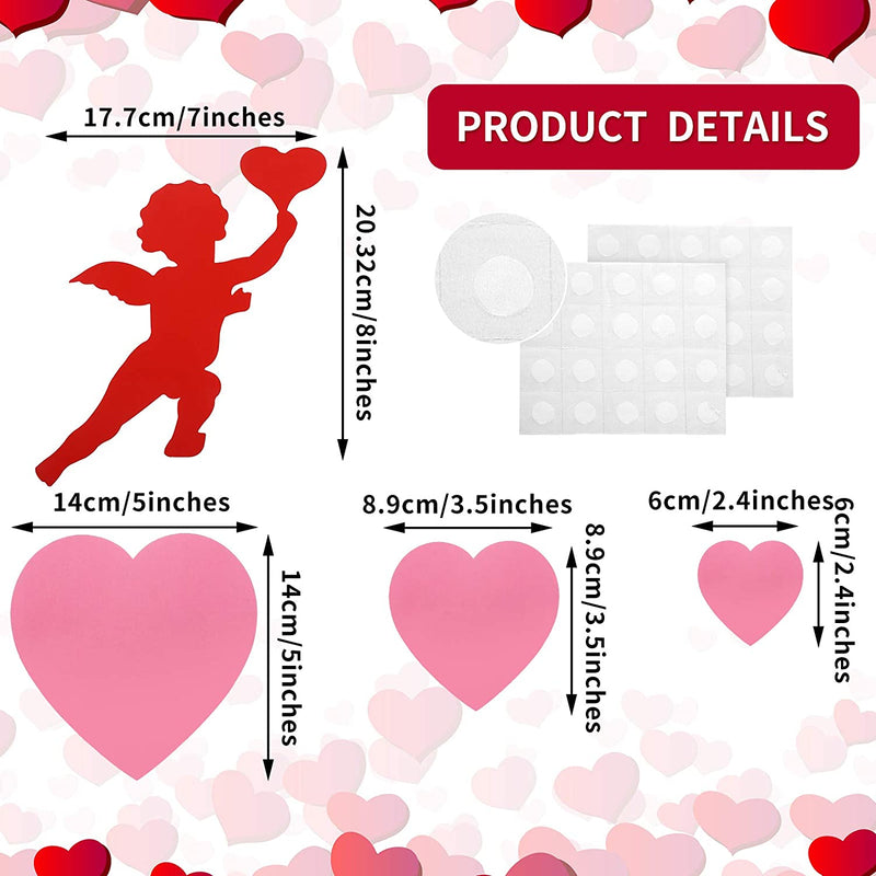 Valentine Party Heart Shaped Paper Cutouts