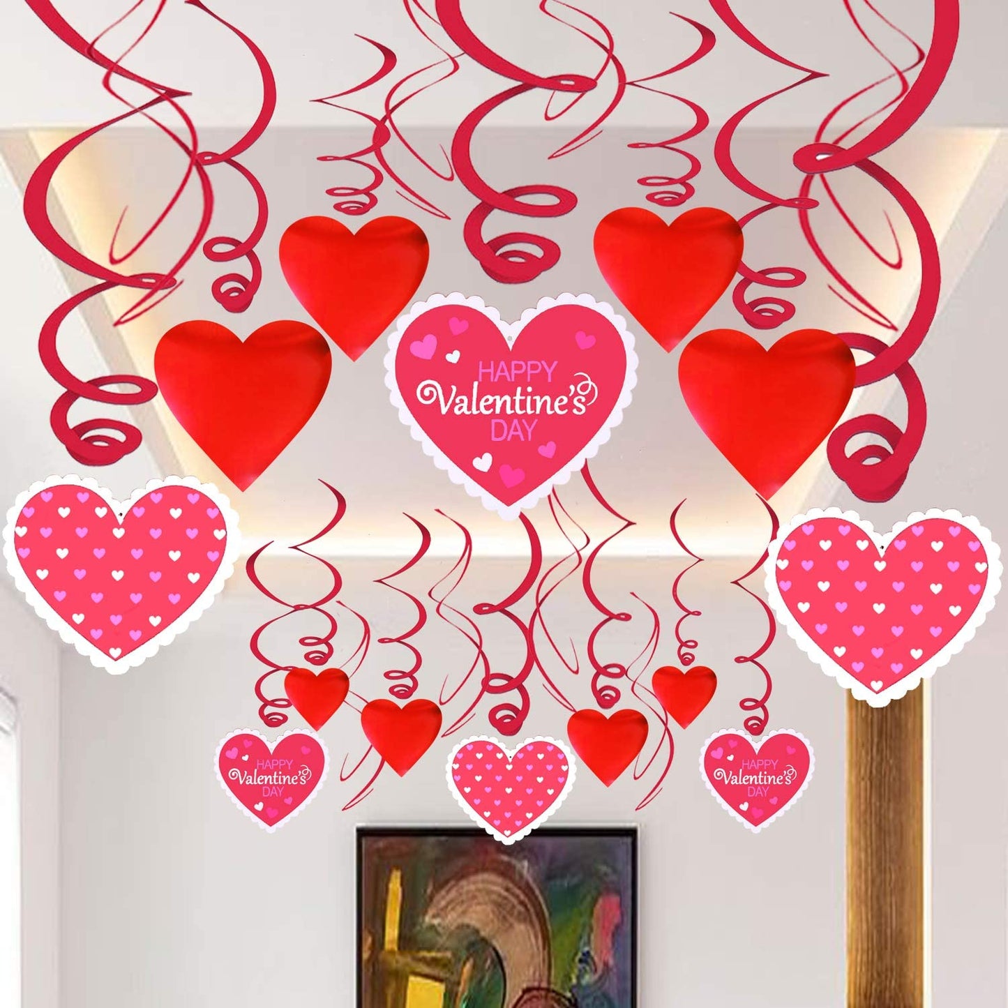 Valentine Party Hanging Set For Decorations