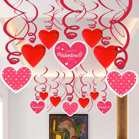 Valentine Party Hanging Set For Decorations