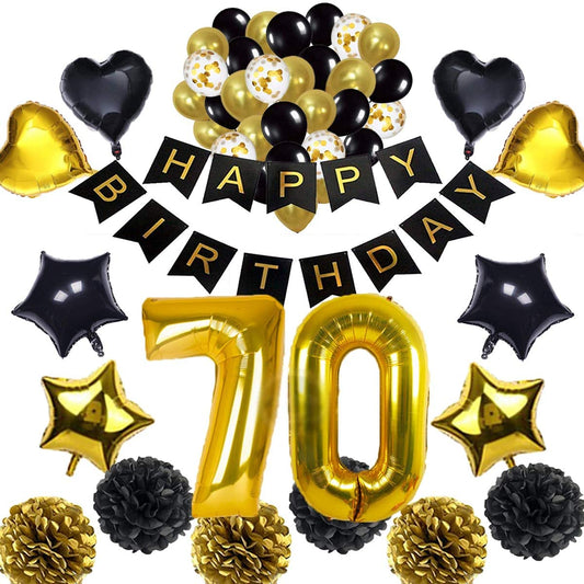 70th Birthday Decorations Combo