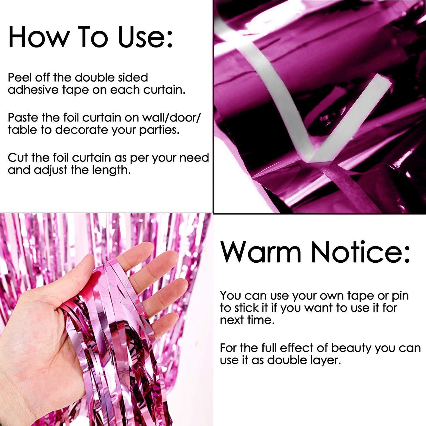 Happy Birthday Decoration Combo For Birthday Decoration For Girl Birthday, Party Supplies (Pink-Gold)