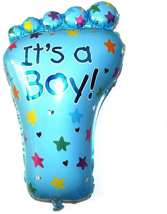 Baby Boy Welcome Foil Balloons Kit(Pack Of 4)- Baby Welcome.Baby Shower Decorations