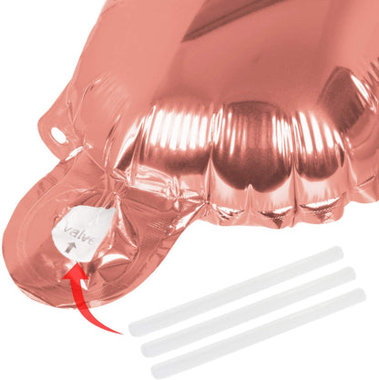 Happy Anniversary Rose Gold Foil Letters Balloons For Anniversary Celebrations