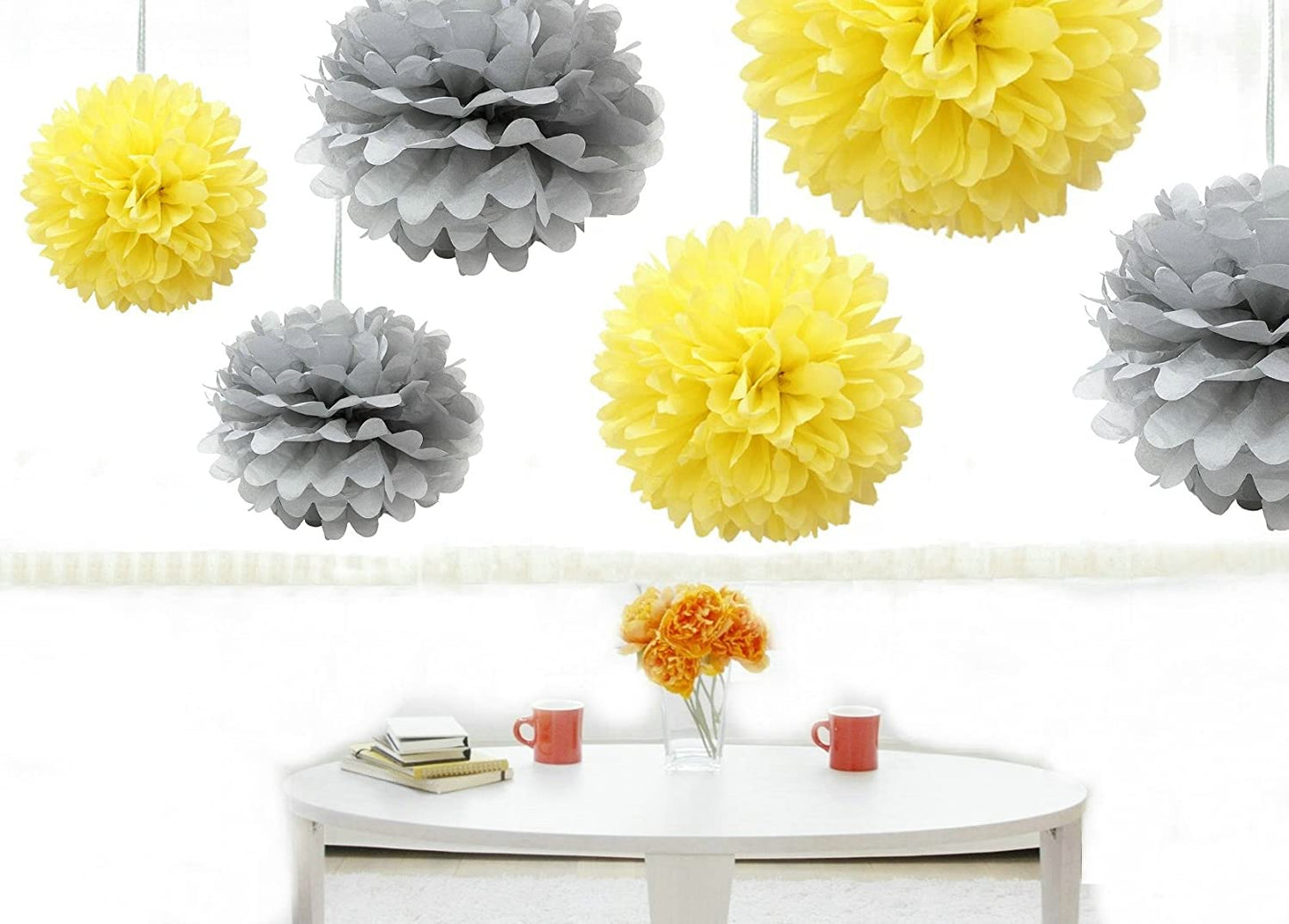 Yellow And Silver-Boys Birthday Parties ,Baby Shower,Bee Party Decorations