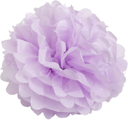 Pom Pom Flower Decoration Set Of 5 Pcs (Multi Color) For Birthday Parties, Anniversary Party & Baby Shower