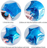 Blue Birthday Party Decorations Set for Birthday