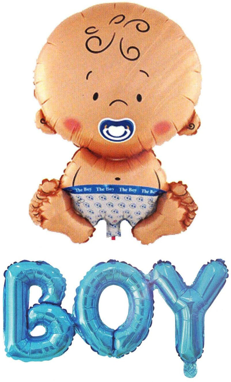 It'S A Boy Baby And Boy Banner Balloon Letter Helium Quality Foil Balloon For Baby Showers Party Supply Decorations