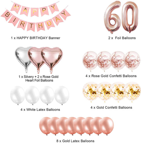 60th Birthday Party Decorations