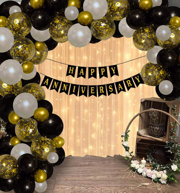 Anniversary Combo Kit With Banner For Decoration
