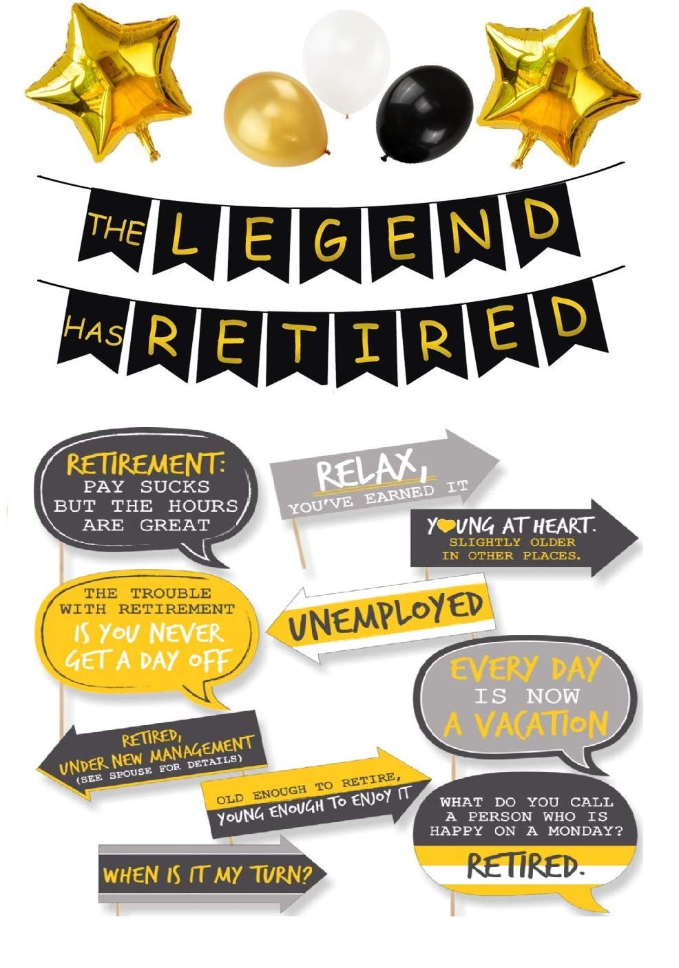 Retirement Party Decoration Kit