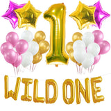 Wild One  Girls First Birthday Decoration Kit