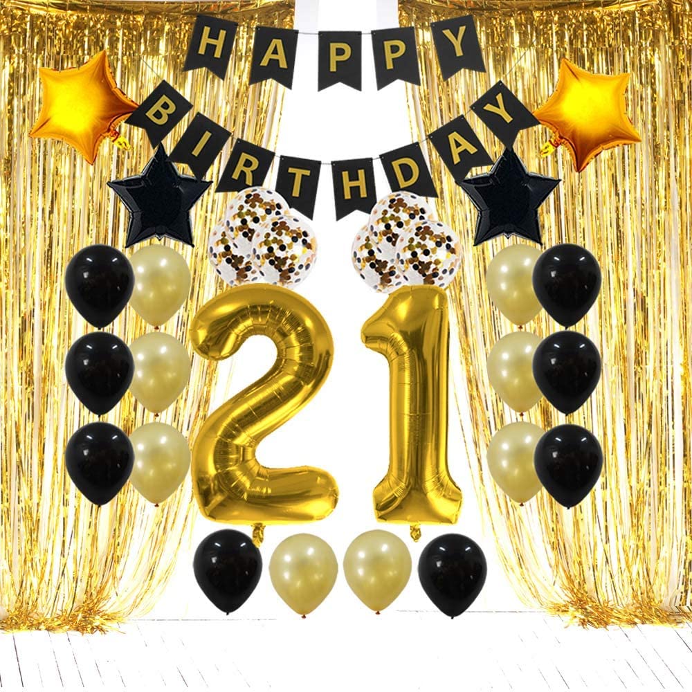 Buy 21st Birthday Party Decorations | Party Supplies | Thememyparty ...