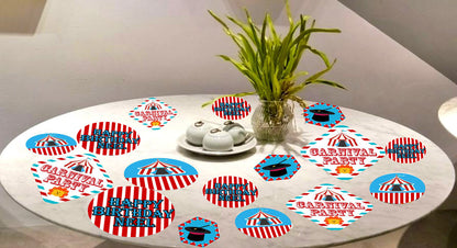 Carnival Theme Birthday Party Table Confetti for Decoration