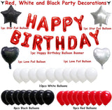 Birthday for Men, foil Balloons Happy Birthday Banner for Happy Birthday Decoration