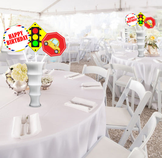 Transport Theme Table Top For Birthday Decoration