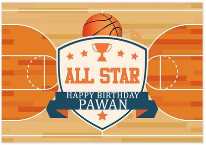 Sports  Theme Birthday Party Backdrop 