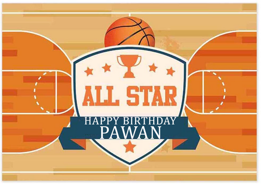 Sports  Theme Birthday Party Backdrop 