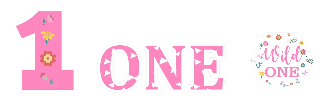 Wild One Birthday Party Paper Decorative Straws