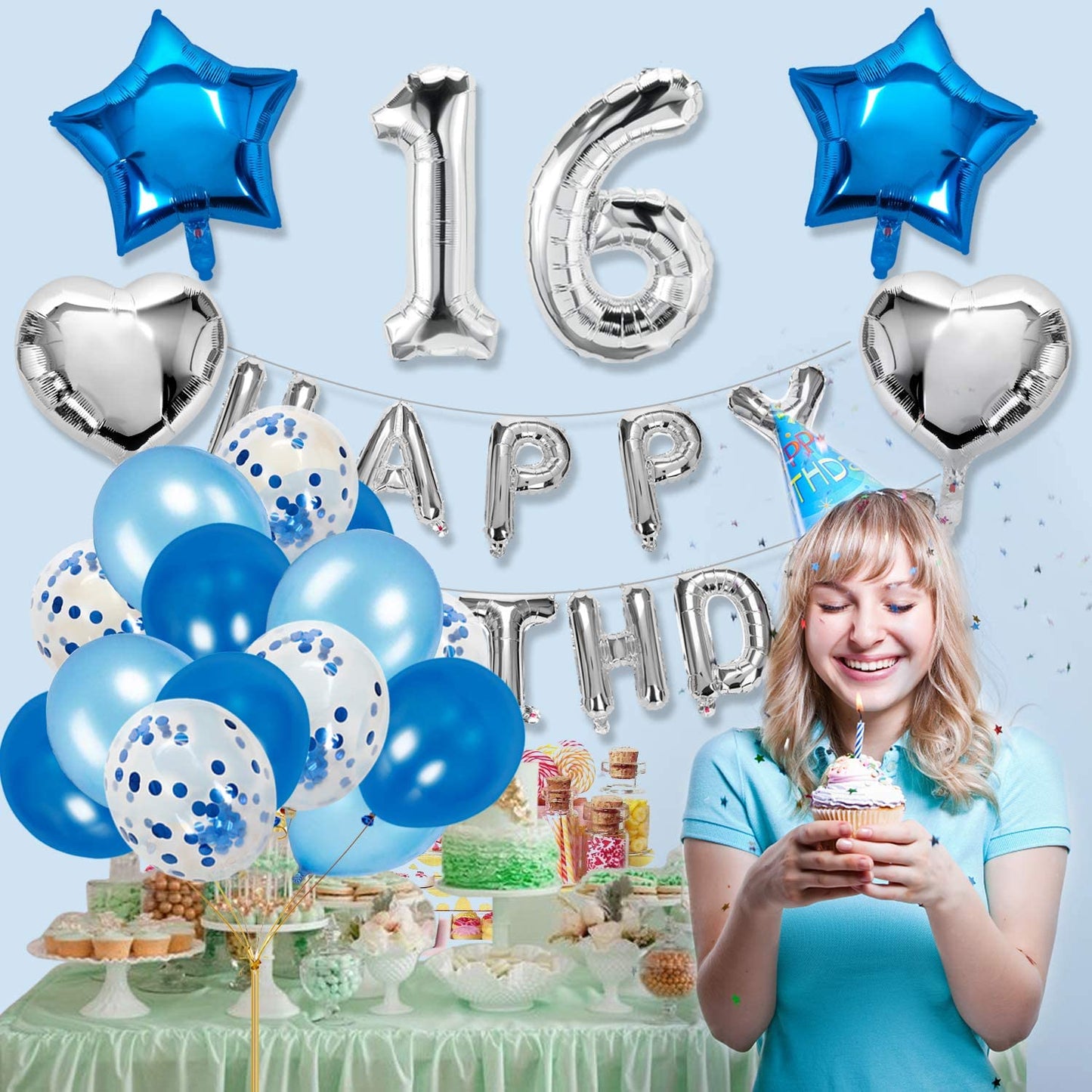 16th Birthday Party Decoration Supplies