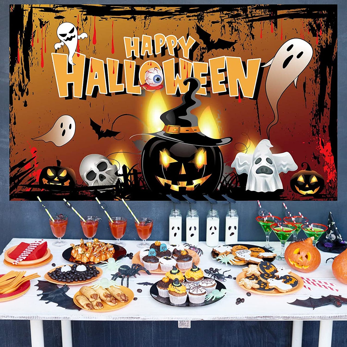 Halloween Party Decoration Backdrop