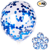 Blue  Transparent Balloon  Confetti Balloons