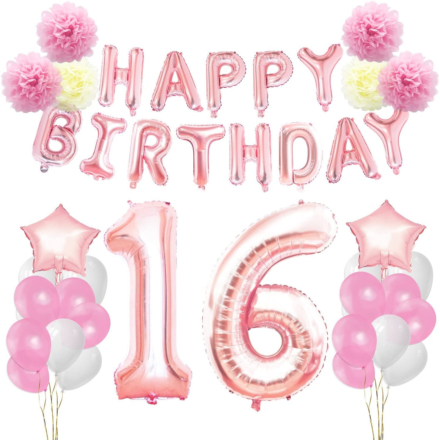 16th Birthday Decoration Party Supplies