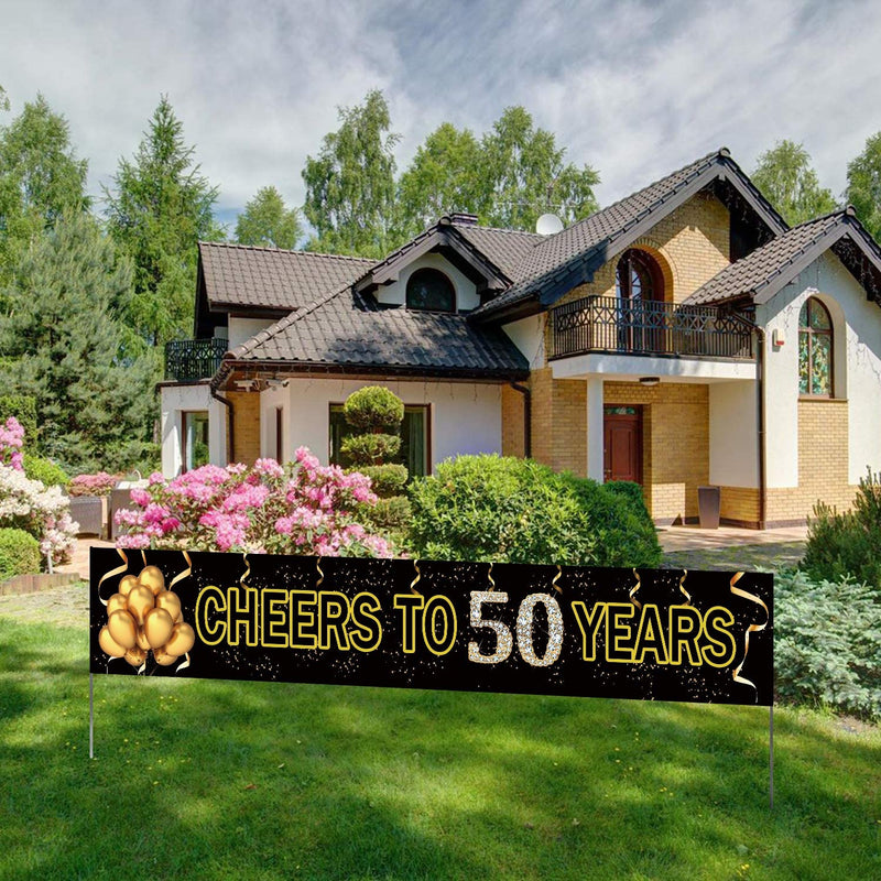 50th Anniversary Party Long Banner for Decoration