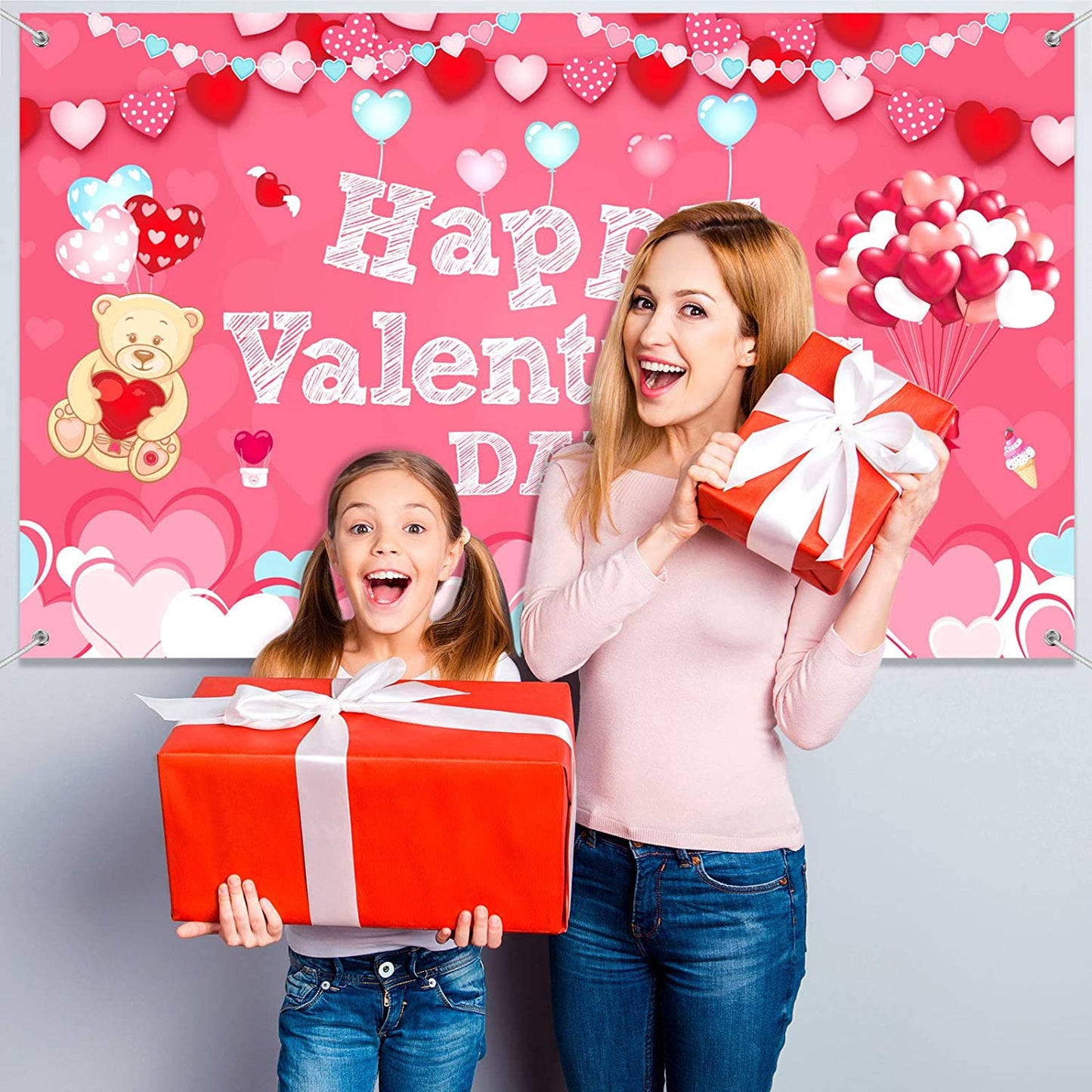 Valentine Party Backdrop for Decoration